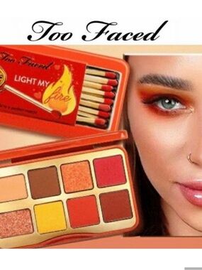 Too Faced Light My Fire Eyeshadow Palette - Red, Orange, Gold & Yellow Tones